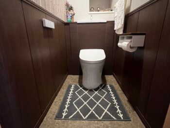 ペットとの暮らしにも配慮した上質なトイレ空間へ
